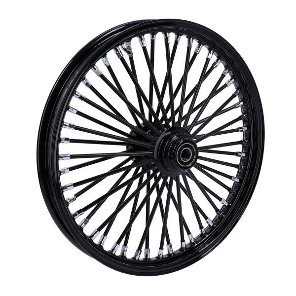 MCS radial 48 fat spoke front wheel 2.15 x 21 SF black – 04-05 FXDWG