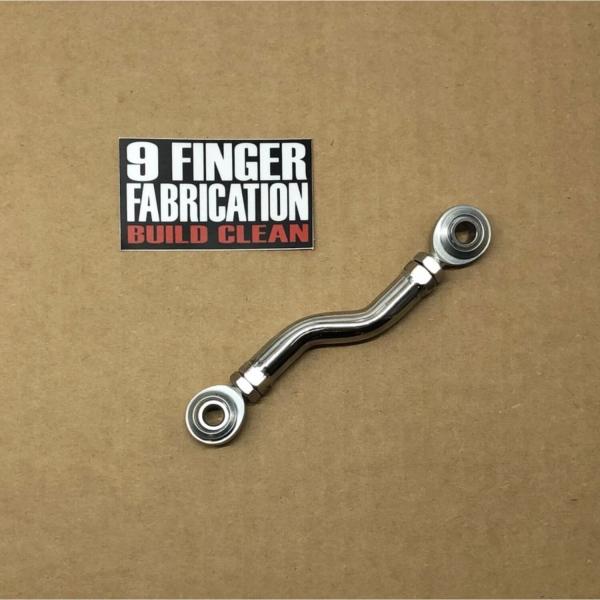 9Finger Fabrication M8 Bremsgestänge für mittige Fußrastenanlage, poliert