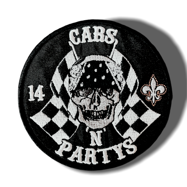 CnP Choppers n Partys Patches Cars n Partys Skull