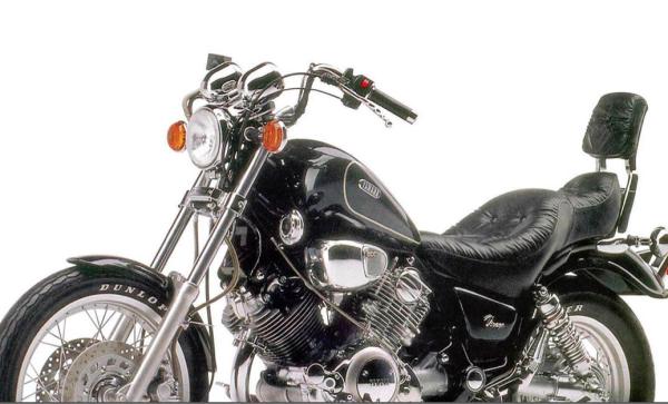 MCJ - 2 in 2 Royal in Chrom oder Schwarz mit Endkappen wählbar - YAMAHA VIRAGO 1100