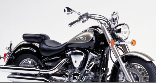 MCJ - 2 in 2 Royal in Chrom oder Schwarz mit Endkappen wählbar - YAMAHA WILD STAR 1600