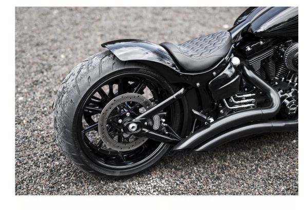Killer Custom solo seat rear fender "Short Oval"