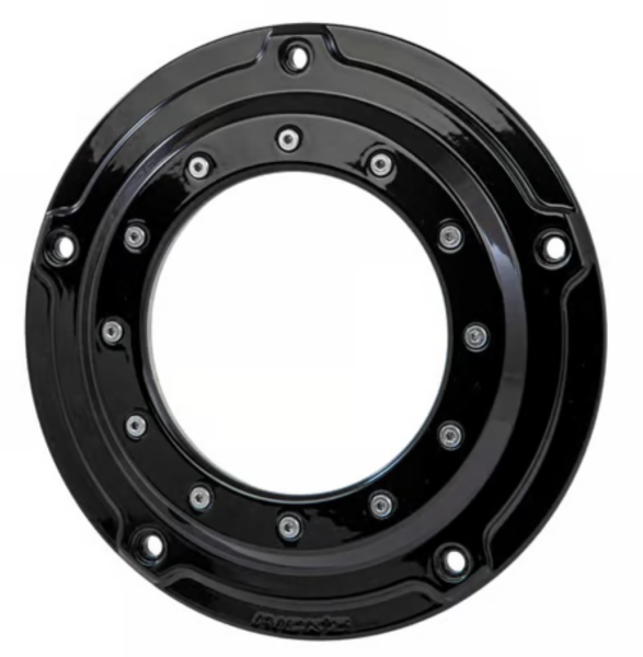 Rick’s Motorcycles – Kupplungsdeckel 'Porthole'. glänzend schwarz – Touring 16-up 07-15 – 16-26 Touring (excl. 2025 FLTRXRRSE); 16-26 Trike; 2015 FLHTCUL, FLHTK; 07-26 Touring, Trikes with narrow profile primary cover