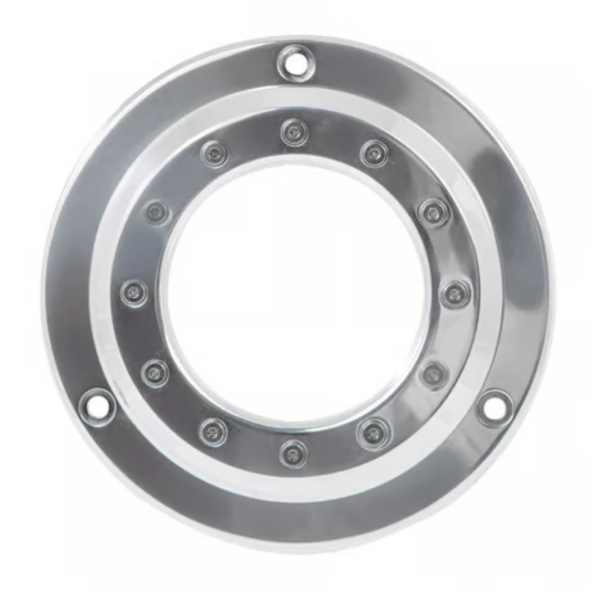 Rick’s Motorcycles – Kupplungsdeckel 'Porthole'. poliert – 70-98 Big Twin (NU)