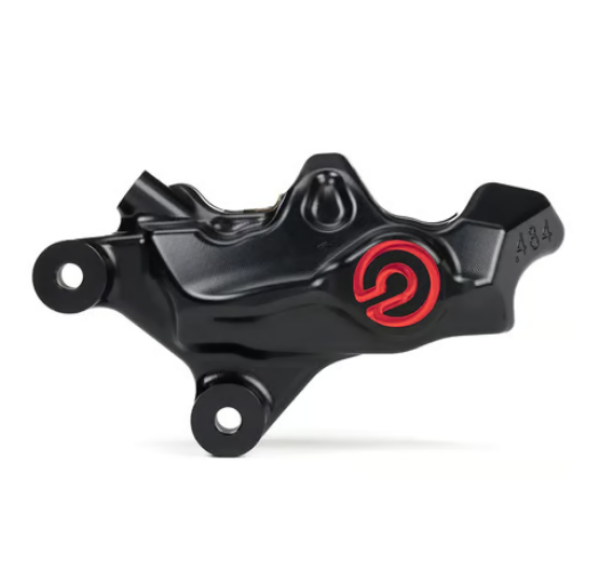 Brembo 484 Spezial-Bremssattel zum Anschrauben. rotem Brembo-Logo. Vorne links. Schwarz für Harley-Davidson 00-14 Softail (Excl. FXSTS); 00-17 Dyna; 00-07 FLT/Touring; 00-13 XL Sportster; 02-05 V-Rod (Excl. VRSCR) (NU)