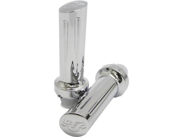 Thriller Grips Chrome 1" Throttle Cables