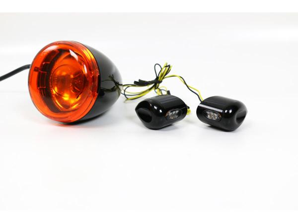 Elypse Front Turn Signals for Road Glide Black Smoke LED
