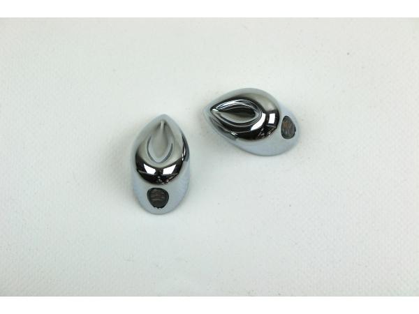 Elypse Front Turn Signals for Road Glide Chrome Smoke LED