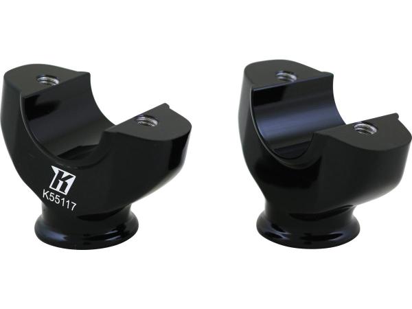 Lower Risers Black 1 1/4"