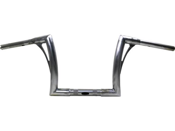 280 Medium Flow Bar Super Fat Handlebar for Road Glide with 1 1/4" Clamp Diameter 3-Hole Raw 1,4" Throttle By Wire