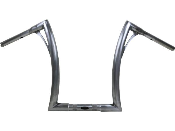 430 Extra Tall Flow Bar Super Fat Handlebar for Road Glide with 1 1/4" Clamp Diameter 3-Hole Raw 1,4" Throttle By Wire