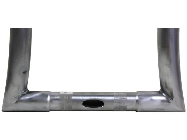 430 Extra Tall Flow Bar Super Fat Handlebar for Road King with 1 1/4" Clamp Diameter 3-Hole Raw 1,4" Throttle By Wire