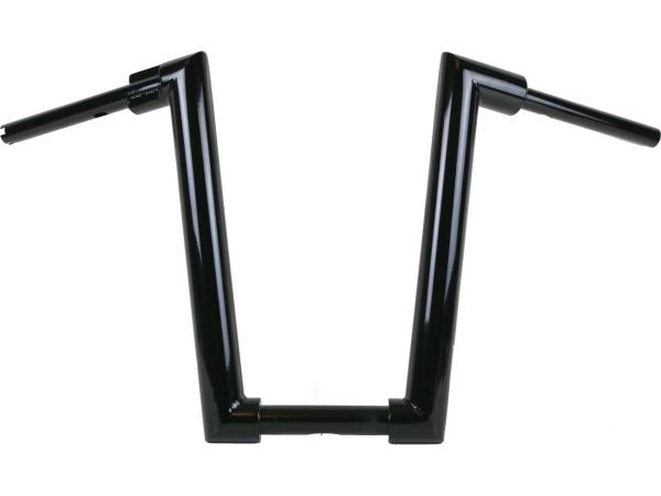 2" Str8UP Handlebar for Softail Extra Tall (430mm), Width Lower Tube 300 mm Black Powder Coated Cable Clutch Throttle By Wire