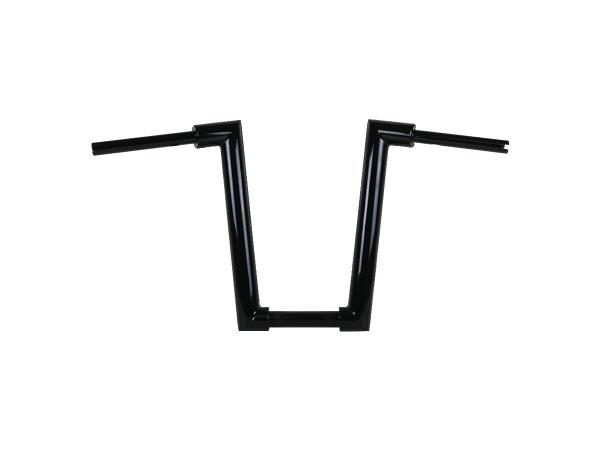 2" Str8UP Handlebar for Softail Extra Tall (430mm), Width Lower Tube 300 mm Black Powder Coated Cable Clutch Throttle By Wire