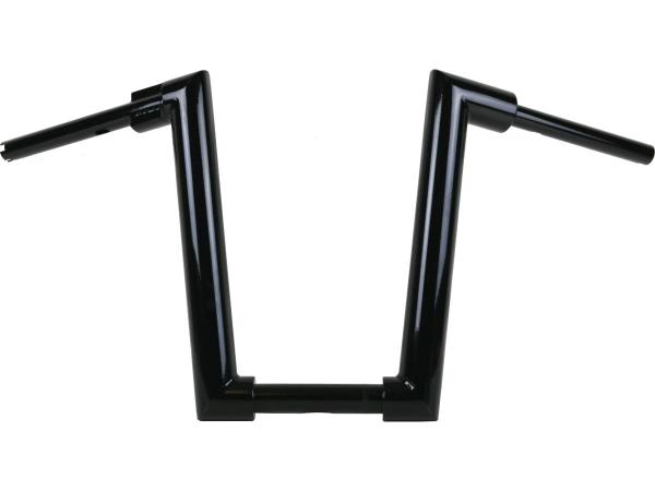 2" Str8UP Handlebar for Softail Tall (380mm), Width Lower Tube 300 mm Black Powder Coated Cable Clutch Throttle By Wire