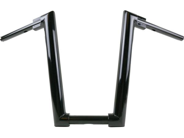 2" Str8UP Handlebar for Softail Extra Tall (430mm), Width Lower Tube 260 mm Black Powder Coated Hydraulic Clutch Throttle By Wire