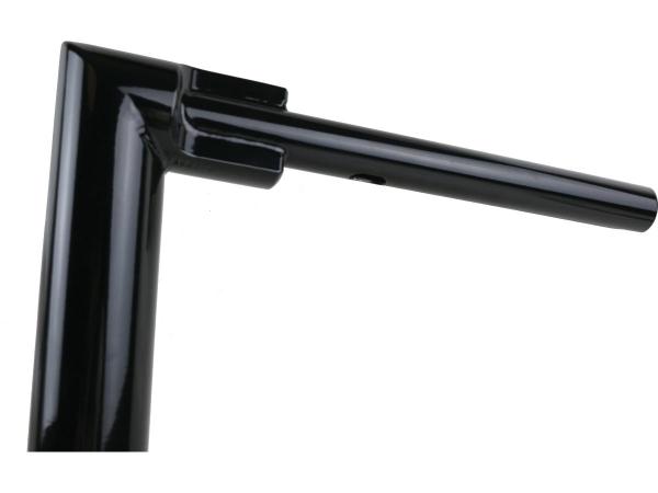 2" Str8UP Handlebar for Softail Extra Tall (430mm), Width Lower Tube 300 mm Black Powder Coated Hydraulic Clutch Throttle By Wire