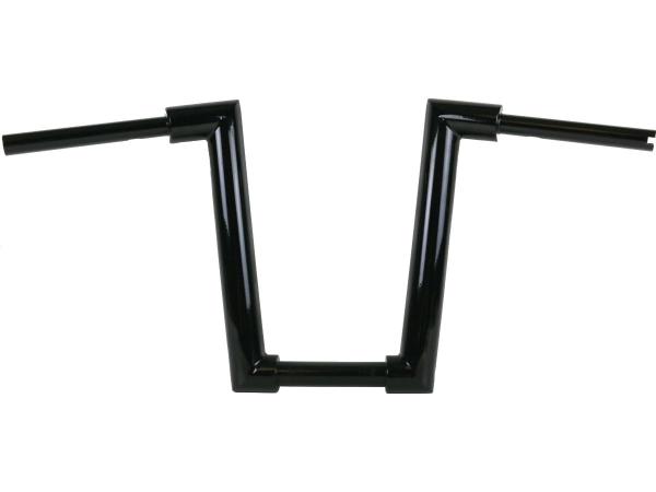 2" Str8UP Handlebar for Softail Tall (380mm), Width Lower Tube 300 mm Black Powder Coated Hydraulic Clutch Throttle By Wire