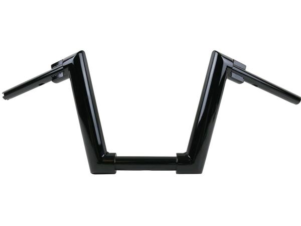 2" Str8UP Handlebar for Softail Medium (280mm), Width Lower Tube 300 mm Black Powder Coated Hydraulic Clutch Throttle By Wire