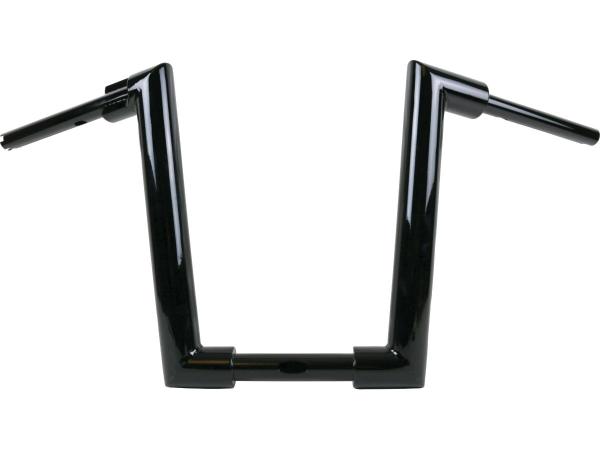2" Str8UP Handlebar for Road King Special Tall (380mm) Black Powder Coated Hydraulic Throttle By Wire