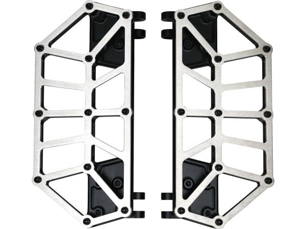Next Level NXL Floorboards Brushed Stainless Steel Cover Black Anodized