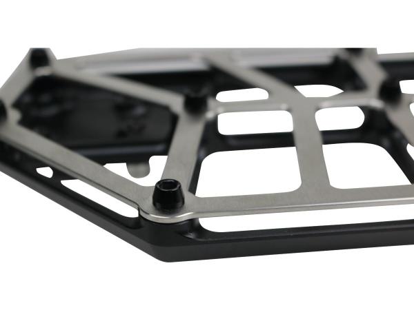 Next Level NXL Floorboards Brushed Stainless Steel Cover Black Anodized