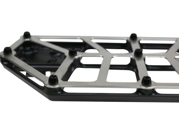 Next Level NXL Floorboards Brushed Stainless Steel Cover Black Anodized