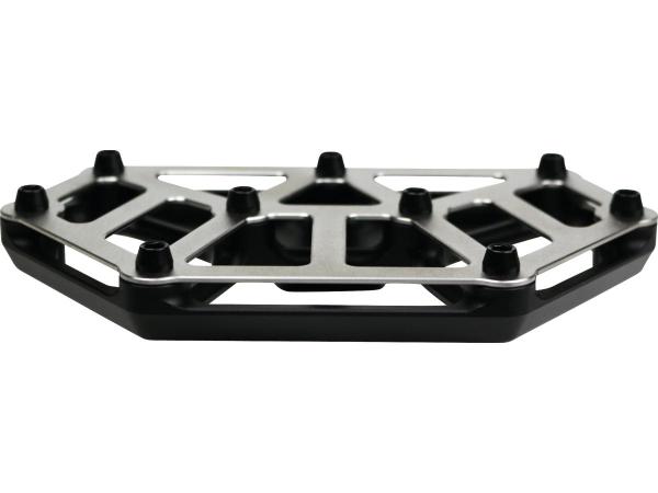 Next Level NXL Mini Floorboards Brushed Stainless Steel Cover Black Anodized
