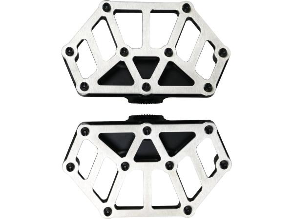Next Level NXL Mini Floorboards Brushed Stainless Steel Cover Black Anodized