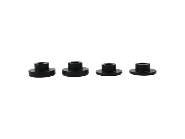 Solid Riser Bushings Black Anodized