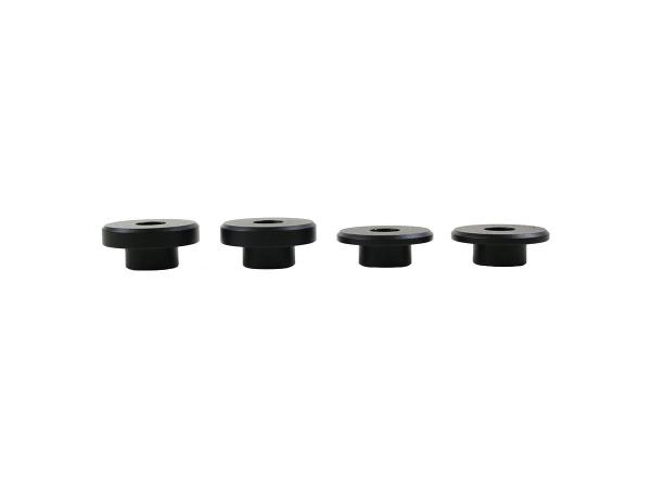 Solid Riser Bushings Black Anodized