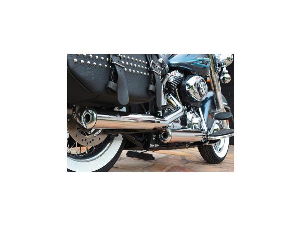BSL Gun glatt Slip On Mufflers Donut Endkappe poliert poliert – 12, 14-16 FLS, 12, 14-16 FLSTN, 13 FLS 103, 13 FLSTN103