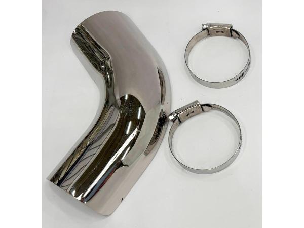 BSL E3 HEATSHIELD Heat Shield Rear Polished – Heatshield Rear for E3 BSL Rainbow and Rainbow Down Under Hot Shot Pipes