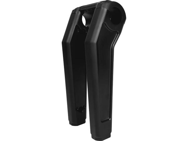 Performance Club Style Riser Kit 7" Height, 1 1/4" Handlebar Clamp without Instrument Black Satin
