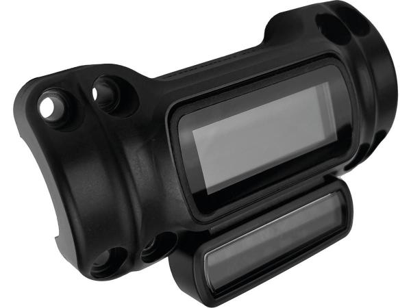 Performance Club Style Riser Kit 7" Height, 1" Handlebar Clamp for Digital Instrument Black Satin
