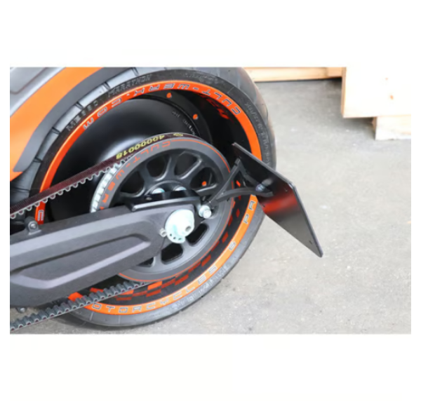 Cult-Werk, seitliche Kennzeichenhalterung, schwarz. Deutschland für Harley-Davidson® Softail  (excl.FXDRS) 19-20