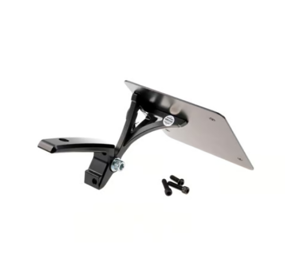 Cult-Werk, seitliche Kennzeichenhalterung, schwarz. Deutschland für Harley-Davidson® Softail  (excl.FXDRS) 19-20