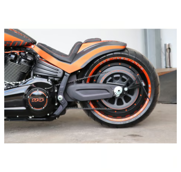 Cult-Werk, seitliche Kennzeichenhalterung, schwarz. Deutschland für Harley-Davidson® Softail  (excl.FXDRS) 19-20