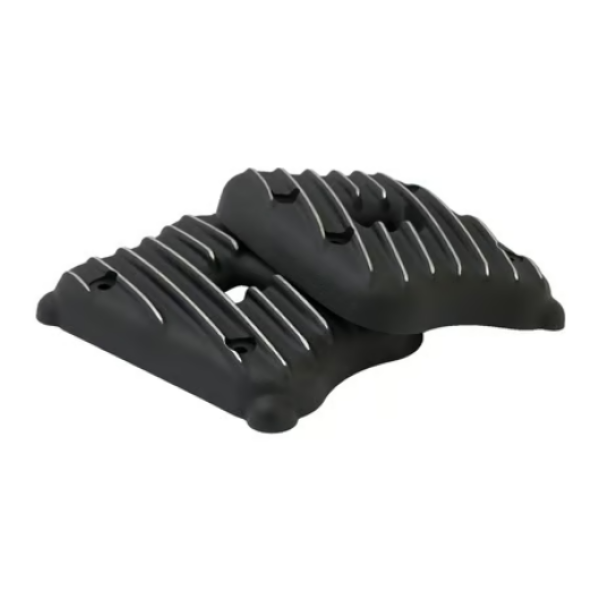 EMD, Sportster Ribster rocker cover set. Black Cut für Harley-Davidson® 04-22 XL Sportster (NU)
