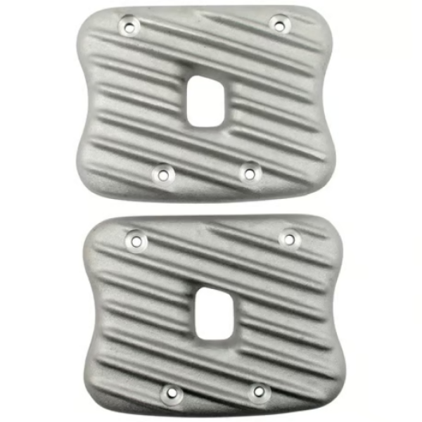 EMD, Sportster Ribster rocker cover set. Raw für Harley-Davidson® 86-03 XL Sportster (NU)