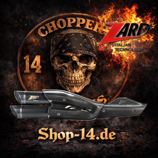 Zard - Sportster S GT exhaust system. Matte black - für Harley-Davidson® 21-24 Sportster S RH1250S Auspuffanlage Auspuff