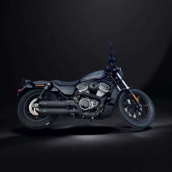 MCJ - 2 in 2 Big Short, in Schwarz oder Chrom, mit Krümmer, Hitzeschutz (mit oder ohne Löcher), Halterungen und  Endkappen wählbar - 975 NIGHTSTER AB BJ.2021 EURO 5