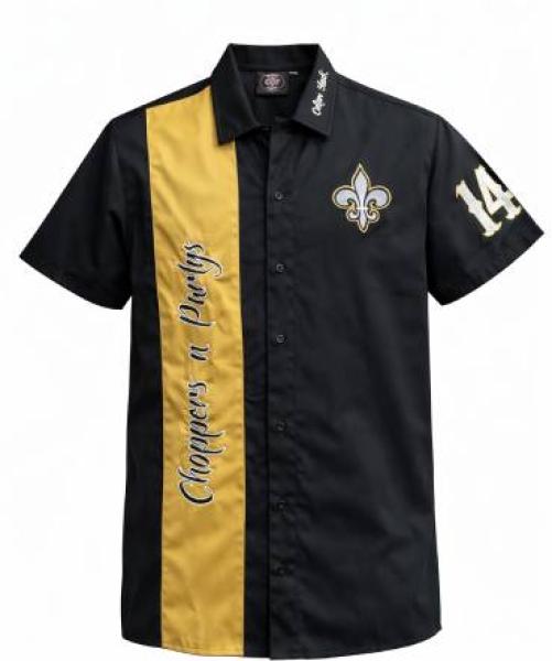 Choppers n Partys Bowling Yellow Hemd