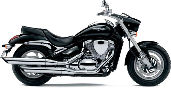 MCJ - 2 in 2 Royal in Chrom oder Schwarz mit Endkappen wählbar - SUZUKI INTRUDER M800 - C800