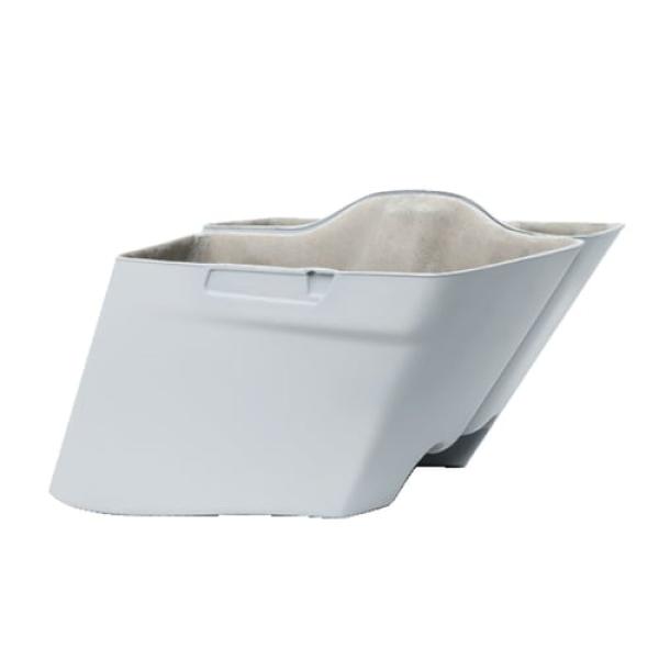 Killer Custom 3″ down stretch extended saddlebags