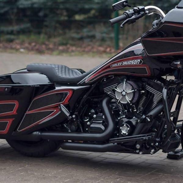Killer Custom, stretched gas tank & side cover kit. 'Smooth'