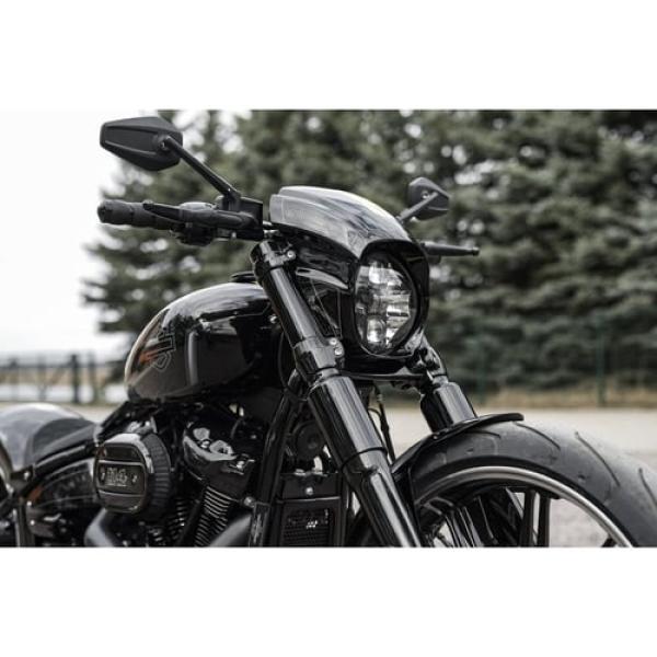 Killer Custom, 'Aggressor' series full Gabelabdeckung Satz. schwarz – 2018–2026 · Softail Breakout: 18-19FXBR Breakout 107; 20-22FXBRS Breakout 114; 23-26 FXBR Breakout 117