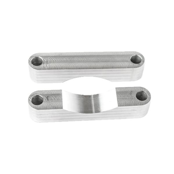Killer Custom, front fender spacers. Raw aluminum