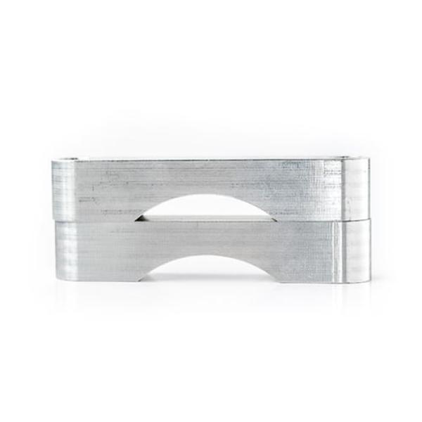 Killer Custom, front fender spacers. Raw aluminum