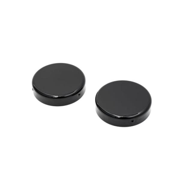 Killer Custom, fork tube cap bolt cover Satz. schwarz. 2-piece – Softail: 18-20Softail FXBB Street Bob 107; 21-24FXBBS Street Bob 114; 25-26 FXBB Street Bob 117; 20-24FXST Softail Standard 107